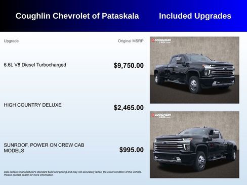 Used 2021 Chevrolet Silverado 3500 High Country w/ Snow Plow Prep/Camper Package image 3