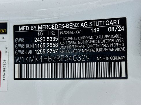 Used 2024 Mercedes-Benz CLE 300 4MATIC Cabriolet image 12