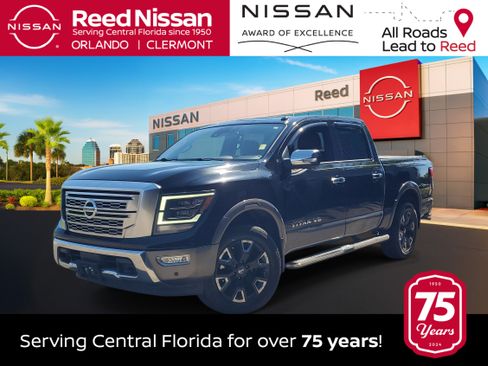Used 2020 Nissan Titan Platinum Reserve w/ Moonroof Package AWD/4WD image 1