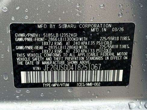 New 2026 Subaru Crosstrek 2.5i Sport AWD/4WD image 30