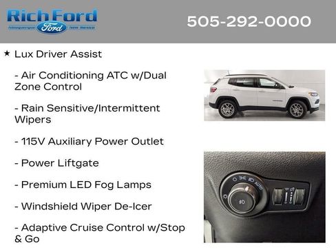 Used 2022 Jeep Compass Latitude w/ Sun and Sound Group AWD/4WD image 30