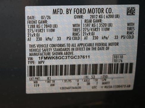 New 2026 Ford Explorer ST w/ Sun And Sound Package AWD/4WD image 33