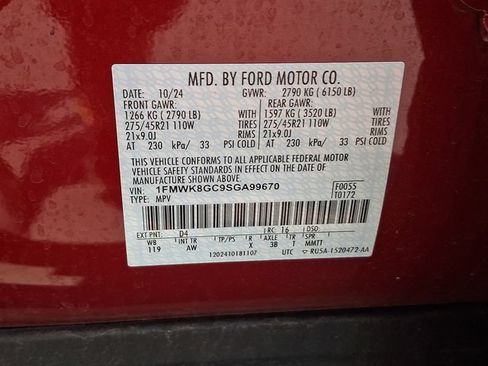 Used 2025 Ford Explorer ST AWD/4WD image 26