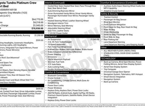 Used 2024 Toyota Tundra Platinum image 2