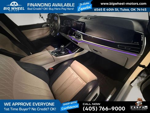 Used 2021 BMW X7 M50i w/ Dynamic Handling Package AWD/4WD image 10
