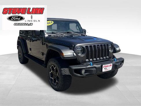 Used 2022 Jeep Wrangler Unlimited Rubicon 4xe w/ Steel Bumper Group AWD/4WD image 4