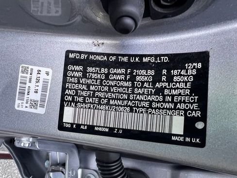 Used 2019 Honda Civic Sport image 34