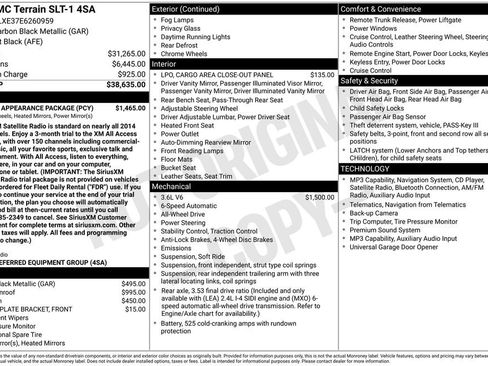 Used 2014 GMC Terrain SLT w/ Chrome Appearance Package AWD/4WD image 5