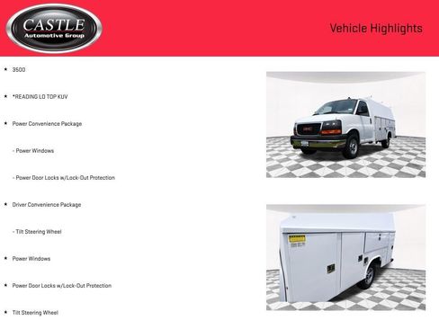 New 2025 GMC Savana 3500 w/ Power Convenience Package image 4