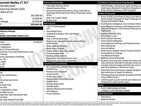 Used 2024 Chevrolet Malibu LT FWD image 17