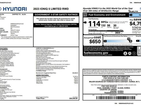 Used 2023 Hyundai Ioniq 5 Limited RWD image 2