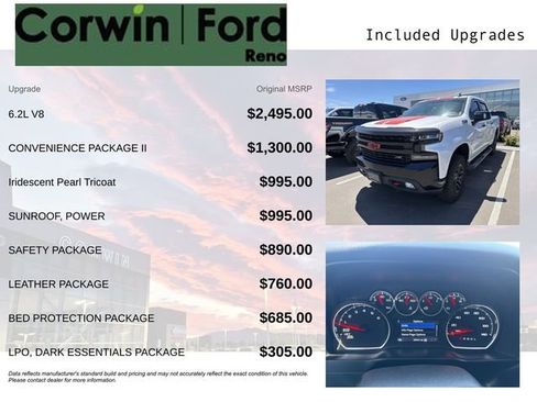 Used 2021 Chevrolet Silverado 1500 LT Trail Boss w/ Convenience Package II AWD/4WD image 3