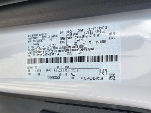 New 2026 Ford Transit 350 Low Roof AWD w/ Load Area Protection Package image 31