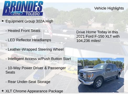 Used 2021 Ford F150 XLT w/ Equipment Group 302A High AWD/4WD image 17