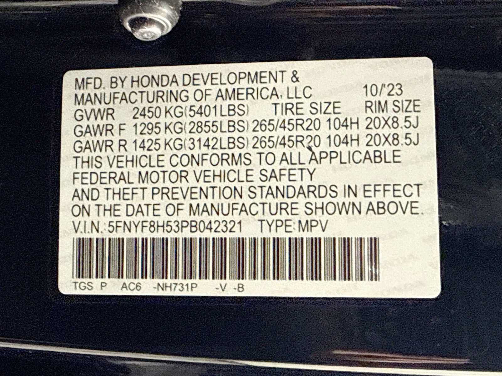 Used 2023 Honda Passport EX-L image 42