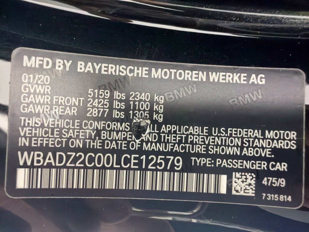 Used 2020 BMW 840i Convertible w/ Comfort Seating Package RWD image 21