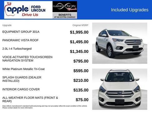 Used 2017 Ford Escape Titanium w/ Equipment Group 301A AWD/4WD image 4