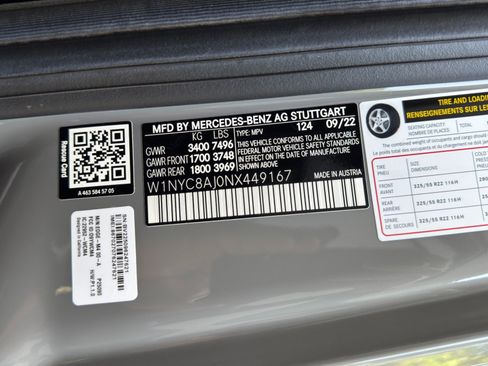 Used 2022 Mercedes-Benz G 63 AMG Squared image 53