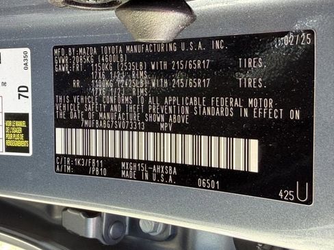 Used 2025 Toyota Corolla Cross AWD Hybrid image 31