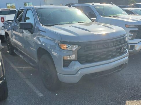 Used 2024 Chevrolet Silverado 1500 Custom w/ Turbomax Blackout Package AWD/4WD image 2