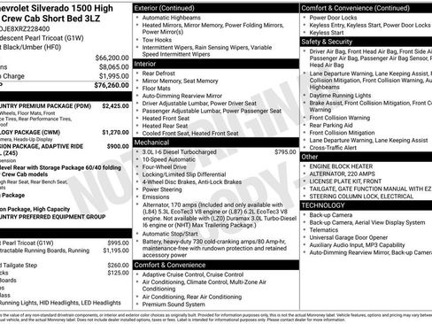 Used 2024 Chevrolet Silverado 1500 High Country w/ High Country Premium Package AWD/4WD image 6