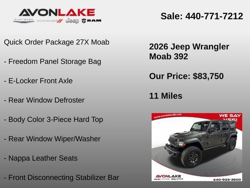 New 2026 Jeep Wrangler Unlimited Rubicon 392 image 6