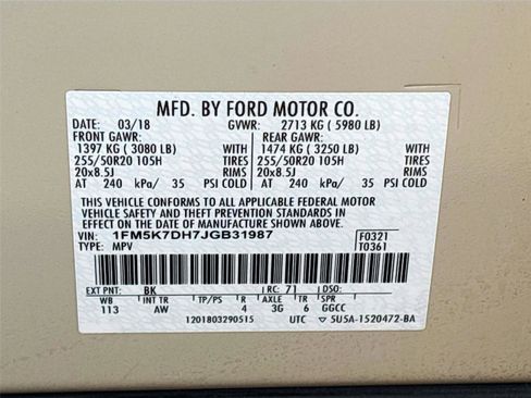 Used 2018 Ford Explorer XLT w/ Equipment Group 202A image 37