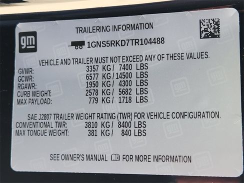 New 2026 Chevrolet Tahoe RST w/ Comfort Package image 8
