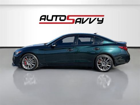 Used 2024 INFINITI Q50 Red Sport 400 w/ Black Opal Edition image 4