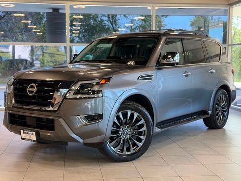 Used 2022 Nissan Armada Platinum w/ Captain's Chairs Package AWD/4WD image 1