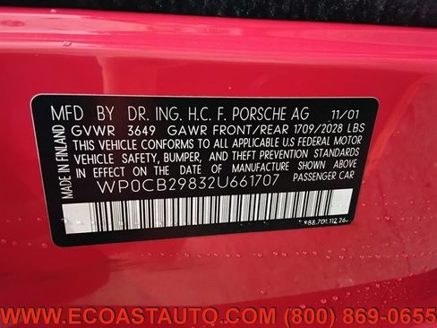 Used 2002 Porsche Boxster S image 15