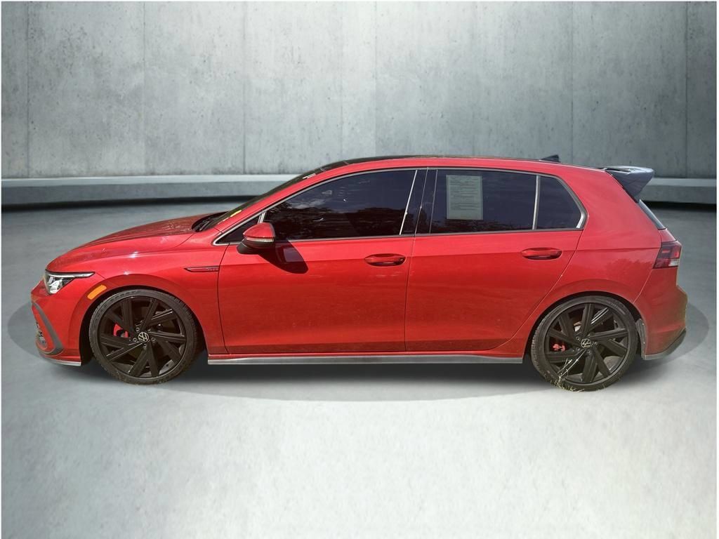 Used 2023 Volkswagen GTI SE w/ Black Wheel Package FWD image 2