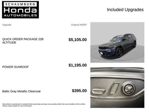 Used 2022 Jeep Grand Cherokee L Laredo AWD/4WD image 4