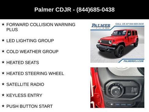 Used 2025 Jeep Wrangler Unlimited Sahara w/ Safety Group AWD/4WD image 12