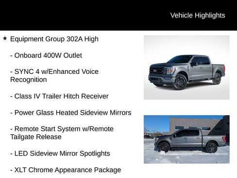 Used 2023 Ford F150 XLT w/ Equipment Group 302A High image 6