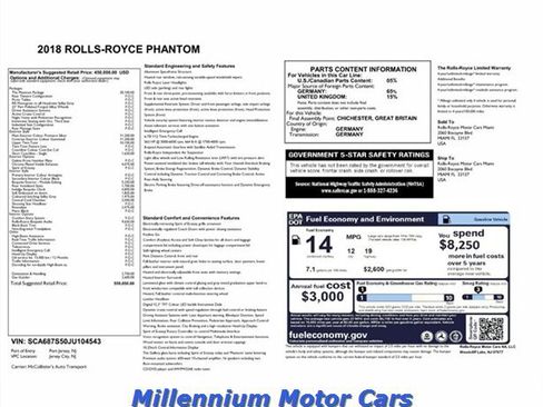 Used 2018 Rolls-Royce Phantom Sedan RWD image 37