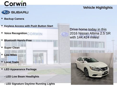 Used 2016 Nissan Altima 2.5 SR w/ LED Appearance Package image 6