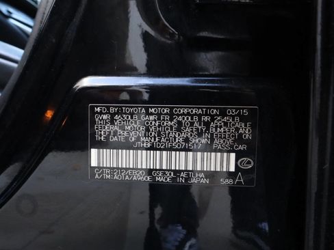 Used 2015 Lexus IS 250 w/ F-Sport Package image 14