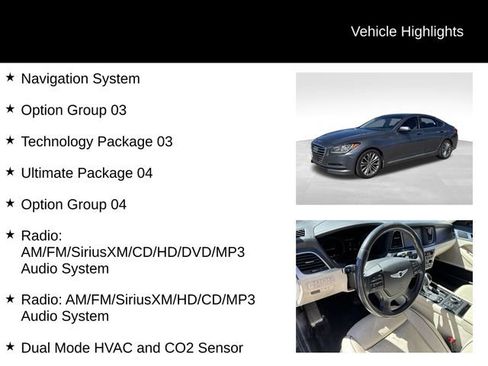 Used 2015 Hyundai Genesis 3.8 w/ Option Group 04 image 8