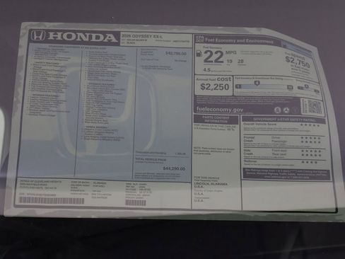 New 2026 Honda Odyssey EX-L image 23