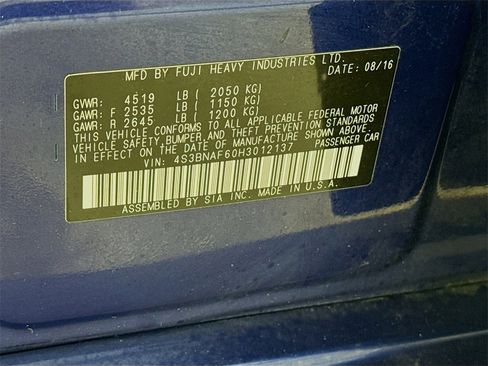 Used 2017 Subaru Legacy 2.5i Premium image 31