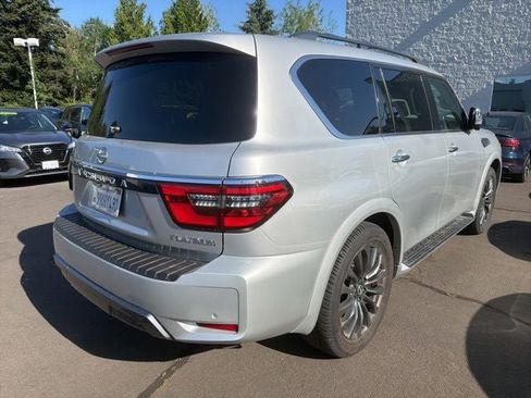 Used 2024 Nissan Armada Platinum w/ Captain's Chairs Package AWD/4WD image 2