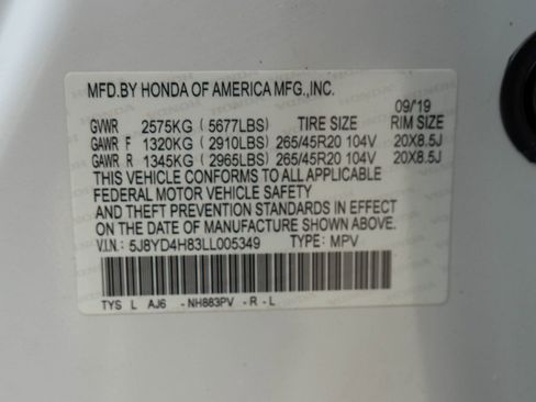 Used 2020 Acura MDX SH-AWD w/ Advance Package image 42