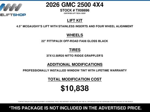 Used 2026 GMC Sierra 2500 AT4X image 2