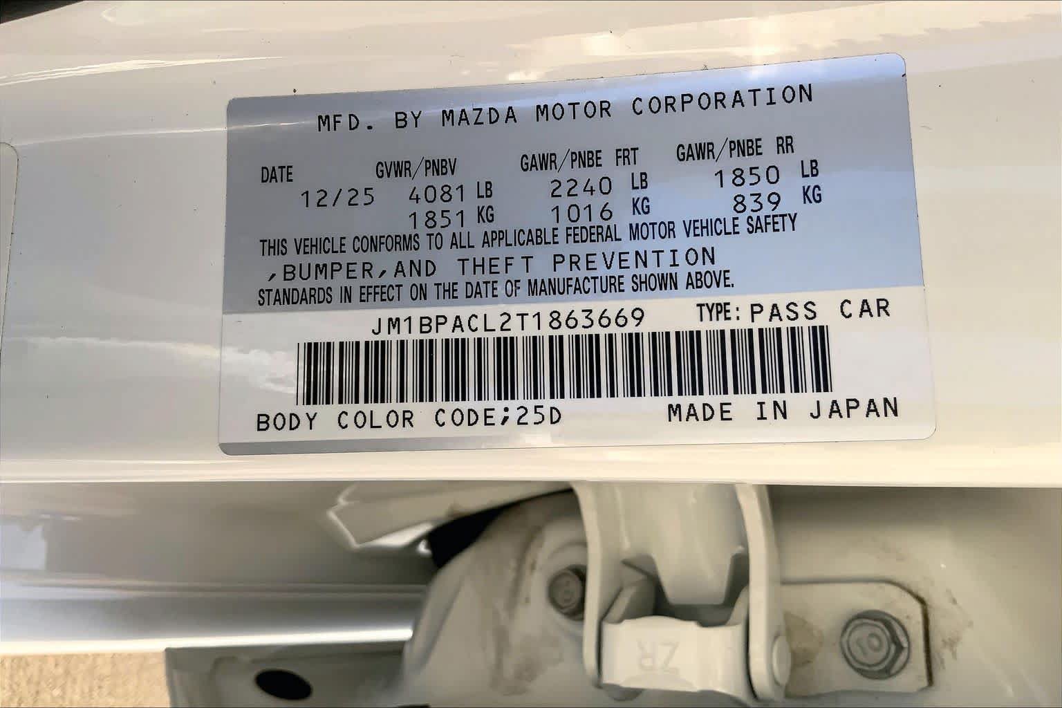 Used 2026 MAZDA MAZDA3 2.5 S Sedan w/ Preferred Pkg FWD image 33