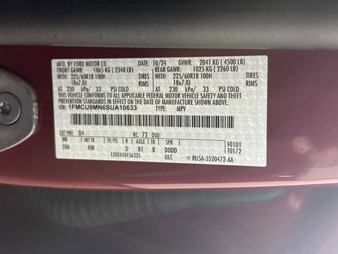 Used 2025 Ford Escape ST-Line image 37