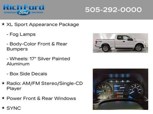 Certified 2018 Ford F150 XL w/ Equipment Group 101A Mid AWD/4WD image 29