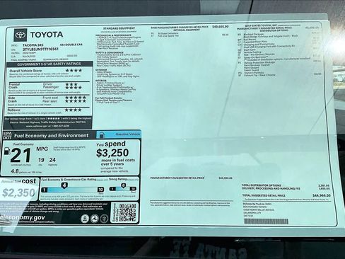 New 2026 Toyota Tacoma SR5 AWD/4WD image 20
