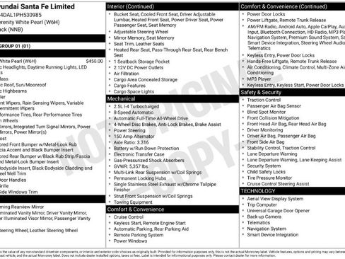 Used 2023 Hyundai Santa Fe Limited image 2