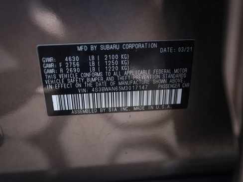 Used 2021 Subaru Legacy Limited AWD/4WD image 60